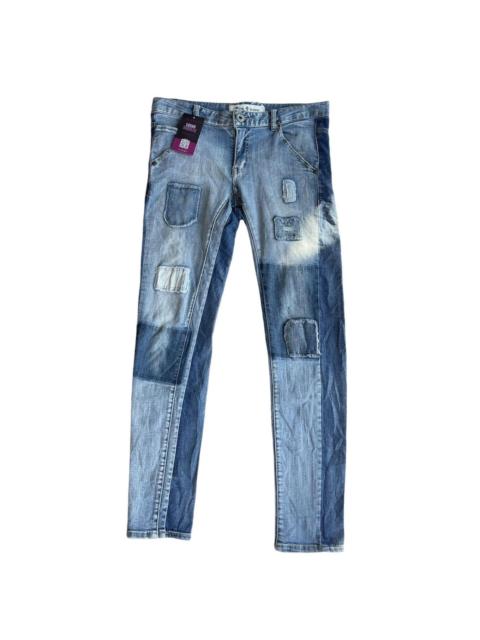 Other Designers Designer - Jeans Patchwork Cook Jeans Sim Fit Size 30’