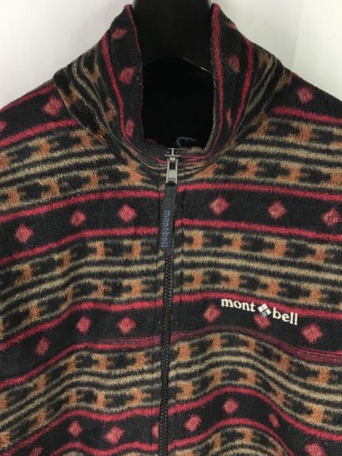 Other Designers MONTBELL FLEECE CLIMAPLUS GORE STRIPE ETHNIC
