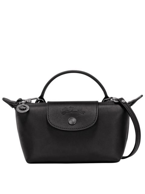 Longchamp Le Pliage Xtra XS Pouch Black - Leather