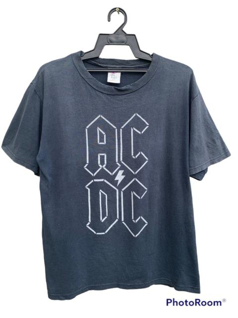 Other Designers Band Tees × Vintage - Distressed AC/DC Faded Made In USA T Shirt