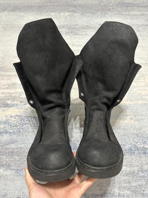 Rick Owens Rick Owens SS12 "NASKA" Laceless Brown Suede Hiking Boots