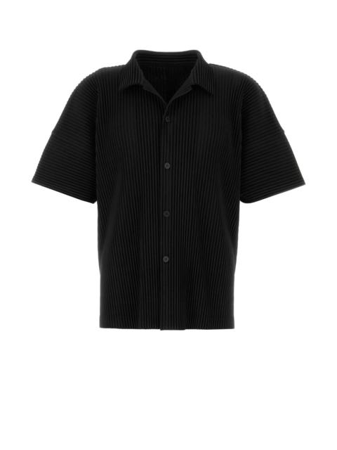 ISSEY MIYAKE Homme Plisse' Issey Miyake Men Black Polyester Shirt