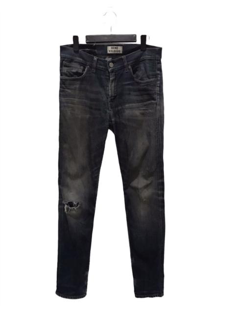 Acne Studios ACNE STUDIO JEANS SKINNY LEG DISTRESS JEANS
