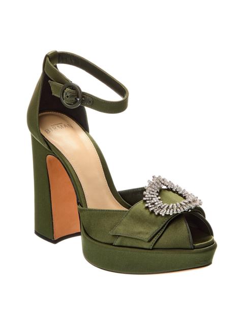 ALEXANDRE BIRMAN Alexandre Birman Madelina Curve 120 Satin Platform Pump