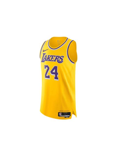 Nike Nike LA Lakers Kobe Bryant #24 Leave A Legacy Jersey Yellow