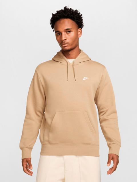 Nike Men's Nike Club Fleece Premium Embroidered Pullover Hoodie