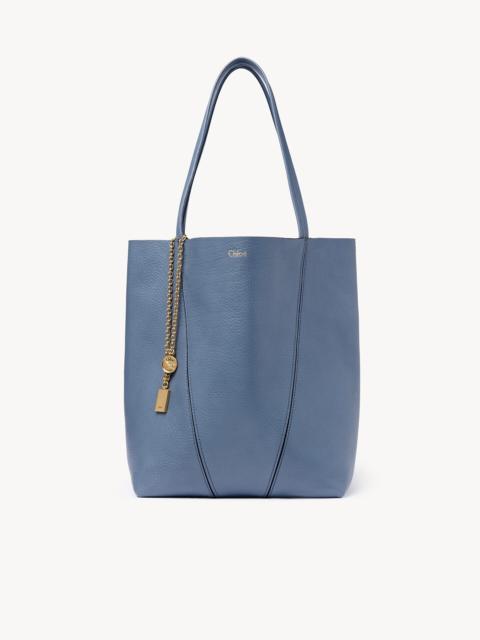 Chloé CHLOÉ SPIN TOTE BAG IN GRAINED LEATHER