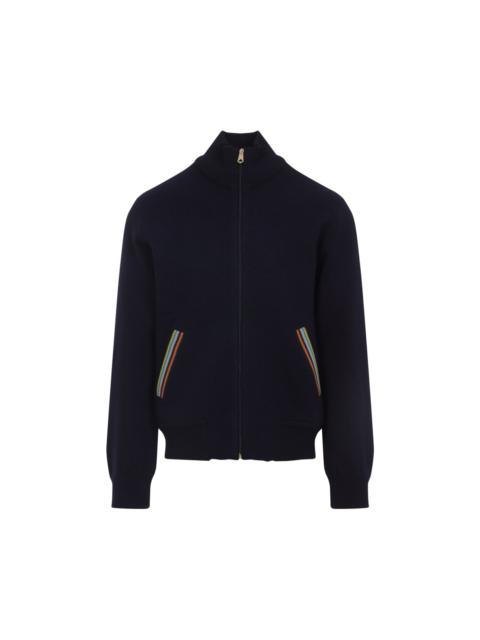 Paul Smith Mens Knitted Bomber Jacket Men