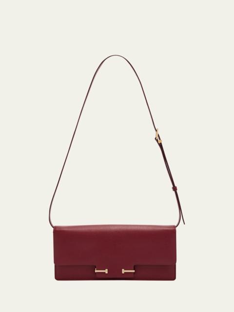 TOM FORD East-West Supple Grain Leather Shoulder Bag