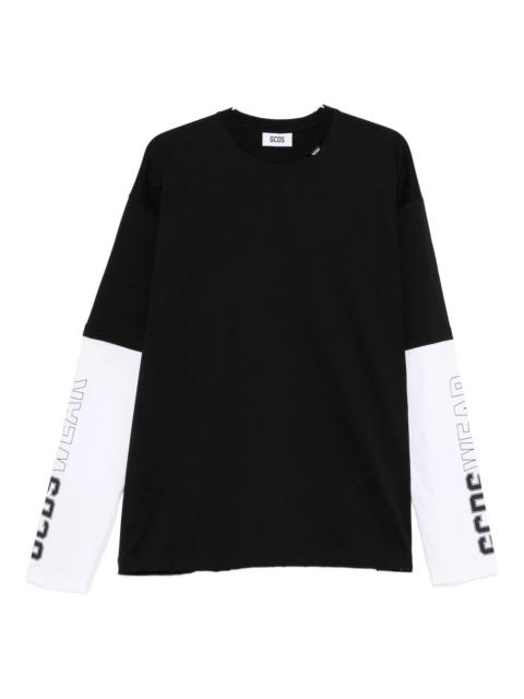 GCDS Gcds Long-sleeve Logo-detail T-shirt