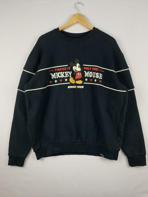Other Designers Mickey Mouse - Mickey Mouse Pull & Bear Sweatshirt Navy Large