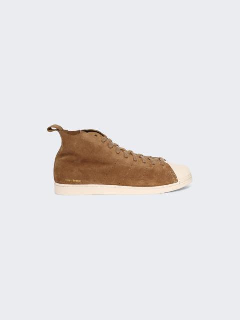 adidas X Wales Bonner Superstar Hi Sneakers Bronze Brown