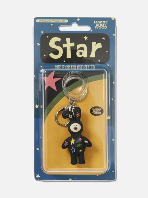 MARGESHERWOOD WOOD_STAR KEYRING