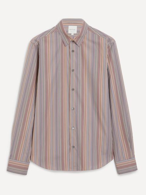 Paul Smith Slim-Fit Signature Stripe Cotton Shirt