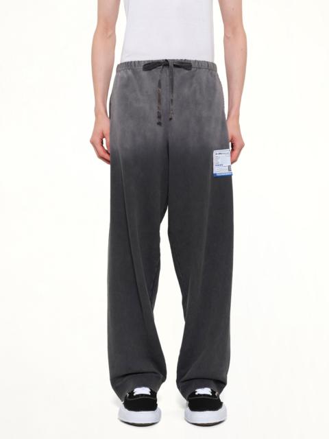 Maison MIHARAYASUHIRO Instrumental French Terry Distressed Easy Pants in Black