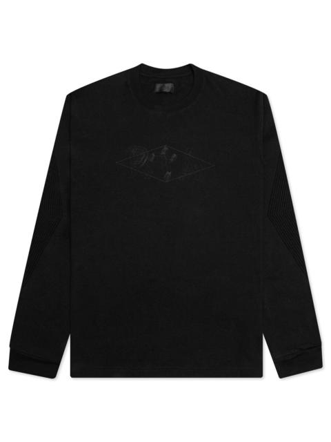 RTA LAWRENCE CLASSIC L/S T-SHIRT - BLACK/3D LOGO