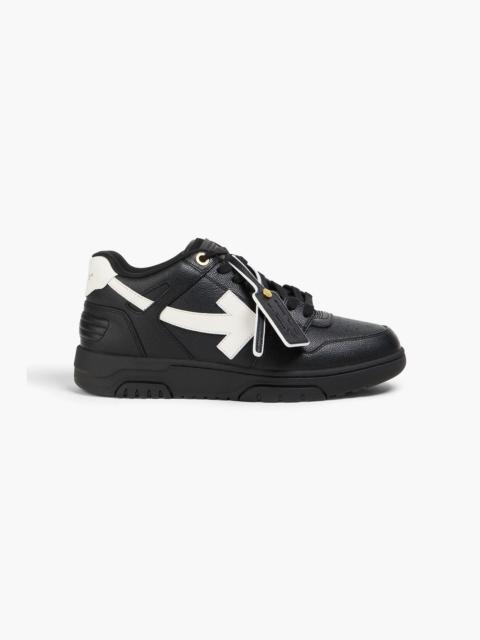 Off-White Out of Office pebbled-leather sneakers