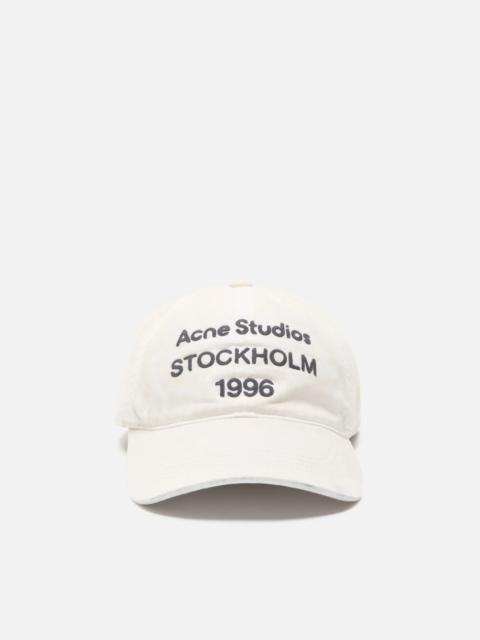 Acne Studios Logo cap - Dusty white