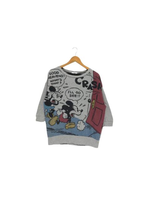 Other Designers Mickey Mouse Disney Cartoon Full Print Sweatshirt