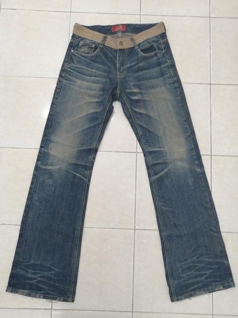 Other Designers Distressed Denim - Indian Motercycles distress jean