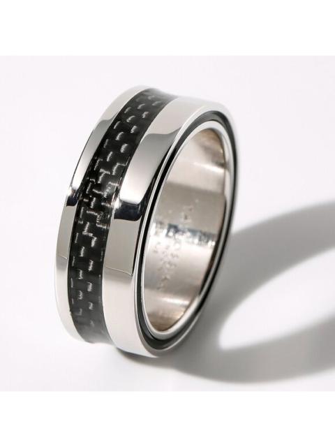 BNWT AW24 TATEOSSIAN MEZZO SILVER AND CARBON RING M & L