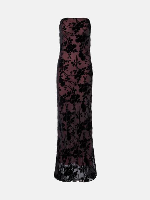 RODARTE Floral devoré velvet gown