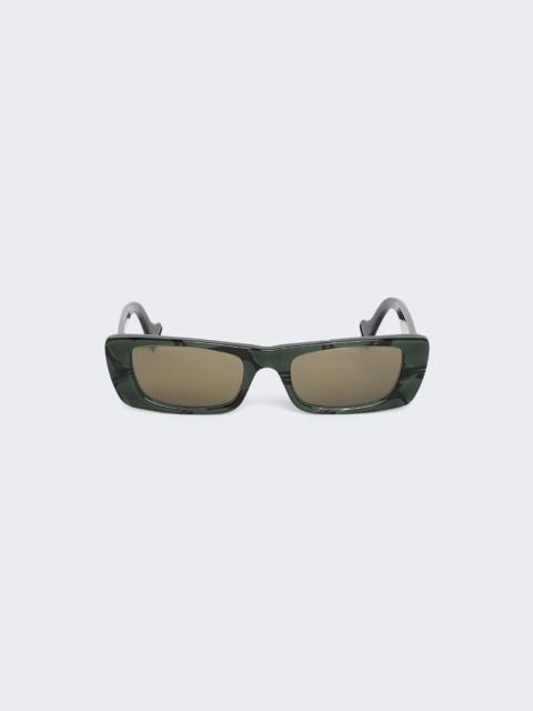 GUCCI Rectangular Sunglasses Green