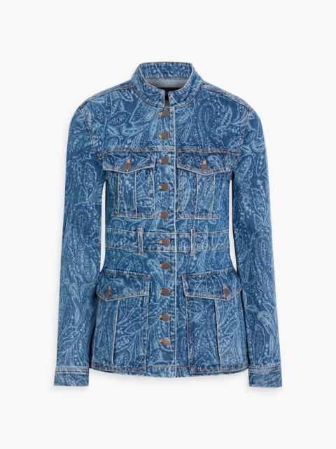 VERONICA BEARD Tika paisley-print denim jacket