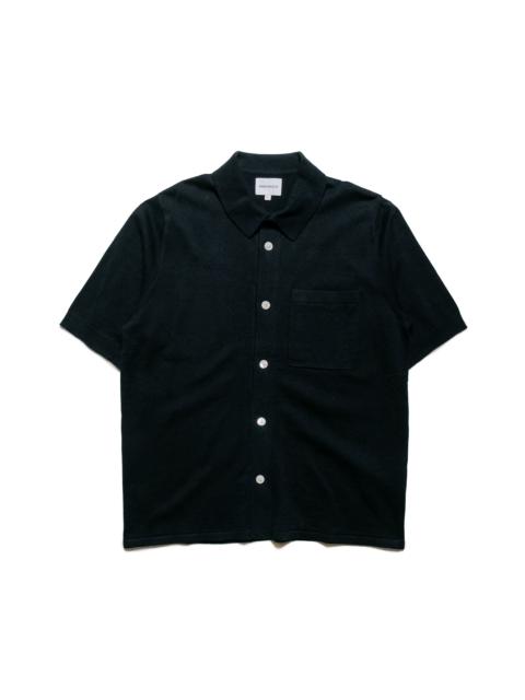 NORSE PROJECTS Rollo Cotton Linen SS Shirt Dark Navy