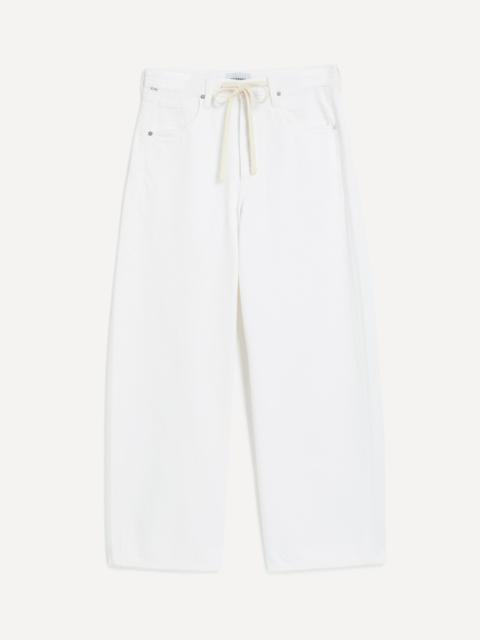 Citizens of Humanity Brynn Drawstring Denim Trousers in Tulip