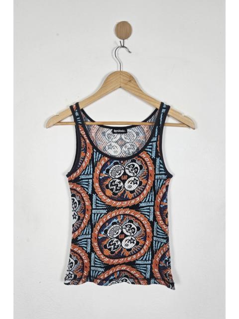 Hysteric Glamour Hysteric Glamour mesh-style KISS Panda tank top