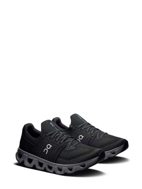 On Cloudswift 4 Running Shoe in Black/Rock at Nordstrom