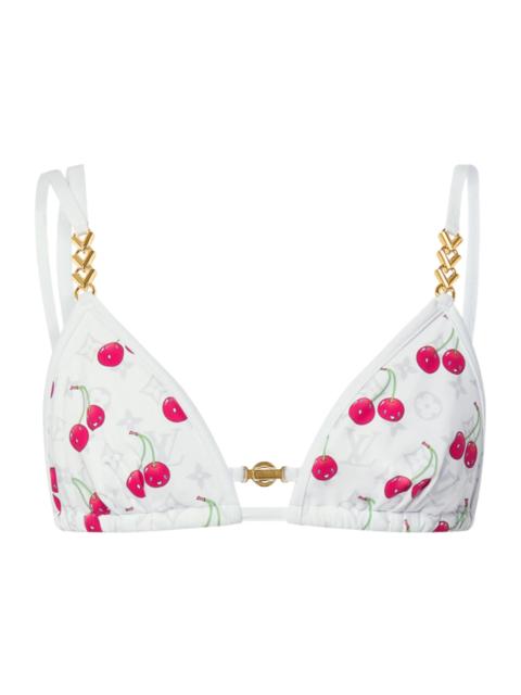 Louis Vuitton Louis Vuitton x Takashi Murakami Cherry Bikini Top White