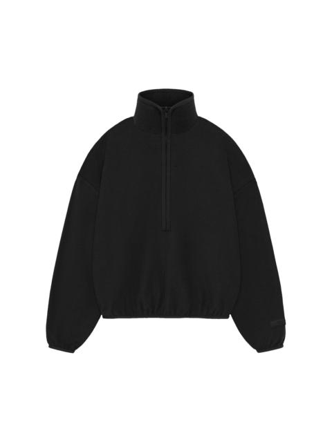 ESSENTIALS Fear of God Essentials Half Zip Mockneck 'Jet Black'