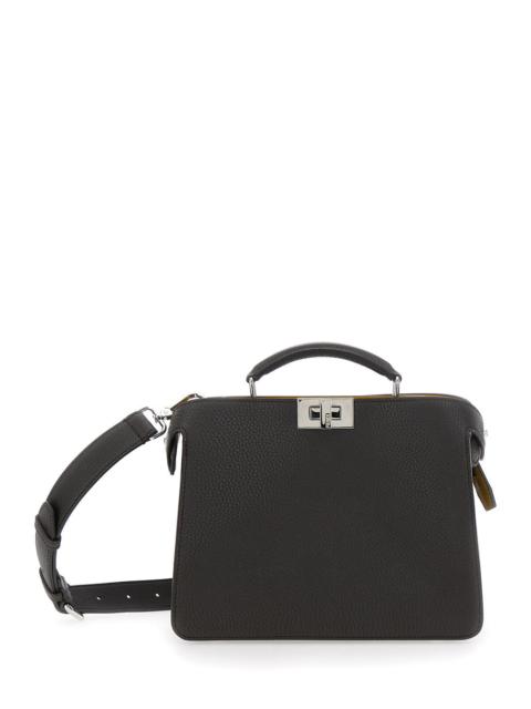 FENDI Fendi Men 'Iseeu Small' Brown Handbag With Removable Internal Pocket In Leather Man