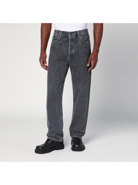 AGOLDE Washed-effect grey jeans