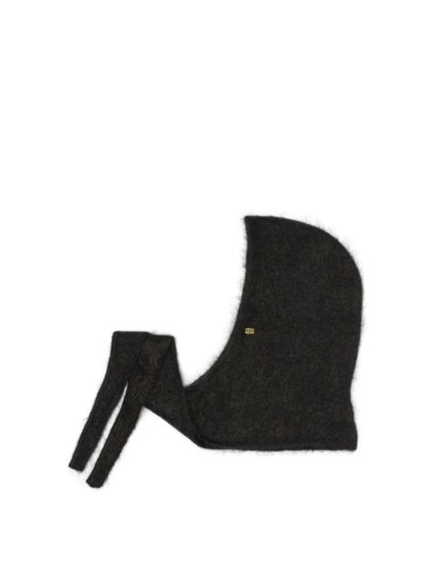 GANNI Ganni Mohair Balaclava Brown Women