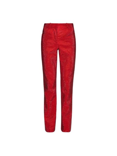 FERRAGAMO Ferragamo Crystal Embellished Trousers