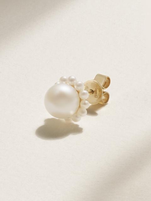 SOPHIE BILLE BRAHE Petite Jeanne 14-karat Recycled-gold Pearl Single Earring