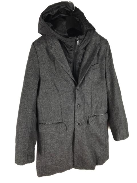 Other Designers Zara - LAST CALL💥ZARA BOYS REMOVABLE HOODIE 3 BUTTON OVERCOAT