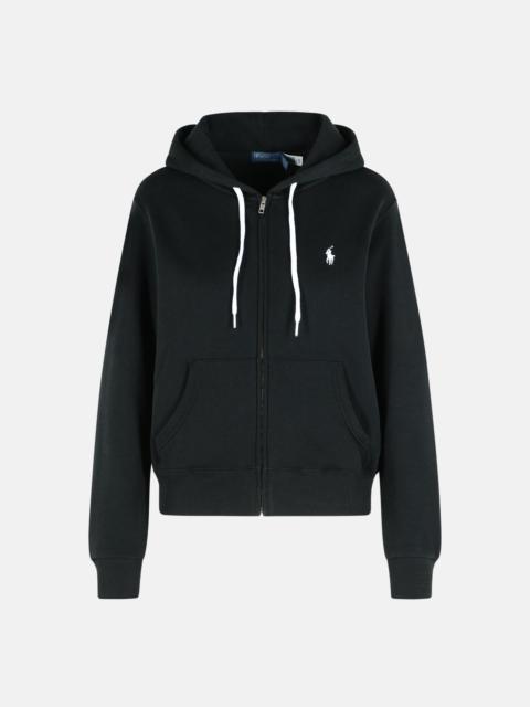 Polo Ralph Lauren BLACK COTTON BLEND SWEATSHIRT