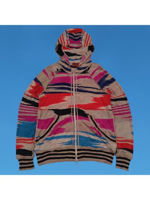 Missoni Rare!! Missoni Nice Design Wool Zip Hoodie