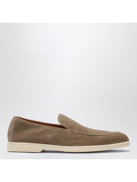 Other Designers Doucal's Beige Suede Loafers Men