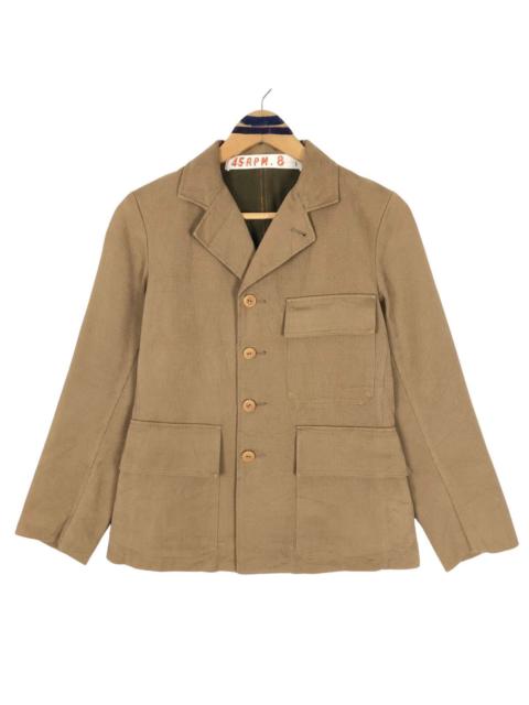 Other Designers 45RPM Velvet Coat 45rpm& Single Breasted Cotton Coat