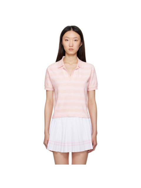 Pink 'SRC' Terry Polo