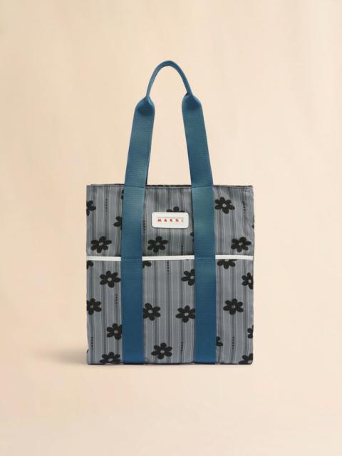 Marni GREY COTTON TOTE BAG