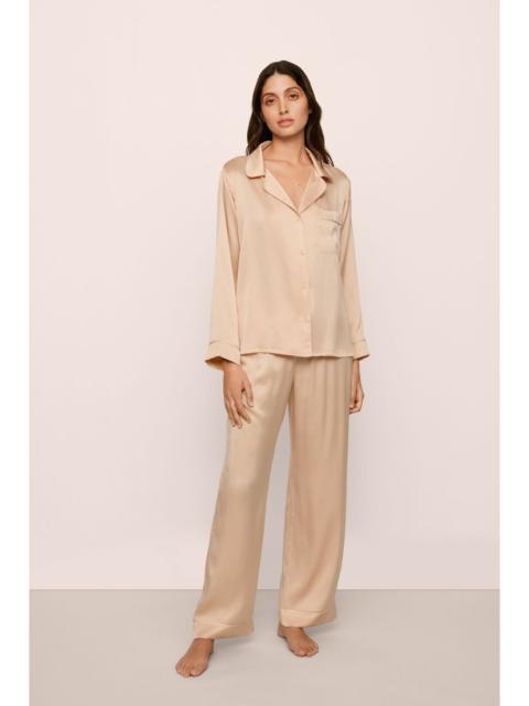 eberjey Inez Washable Silk Long PJ Set