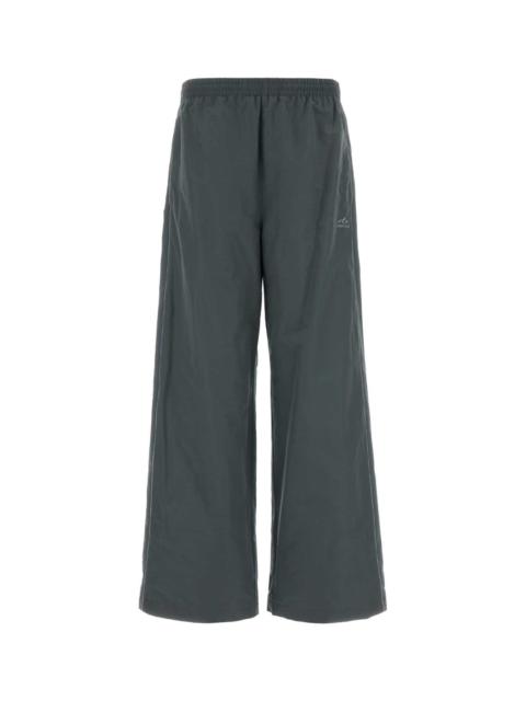 BALENCIAGA Balenciaga Men Dark Grey Cotton And Nylon Joggers