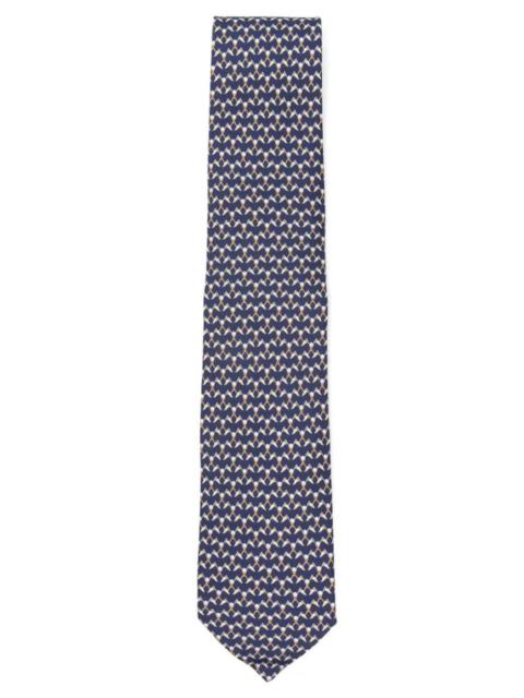 FERRAGAMO Ferragamo Men Club Print Silk Tie