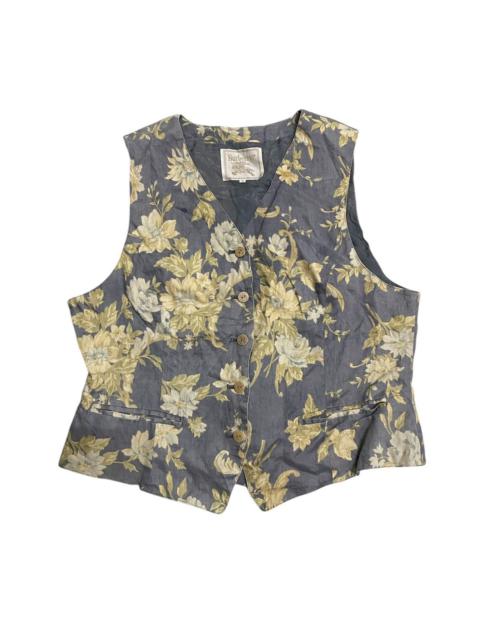 Vintage Burberrys Floral Vest
